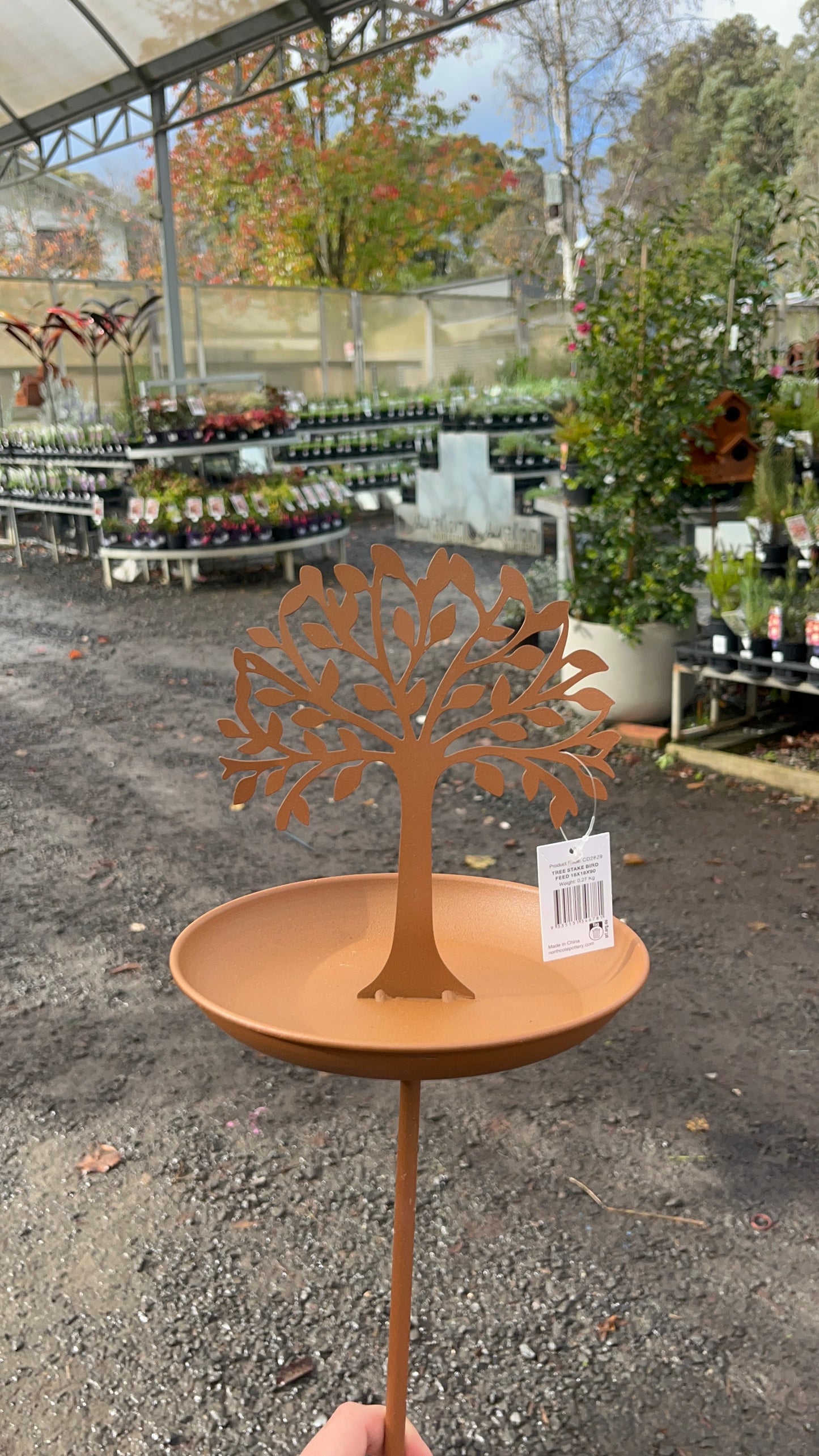 TREE STAKE BIRD FEEDER