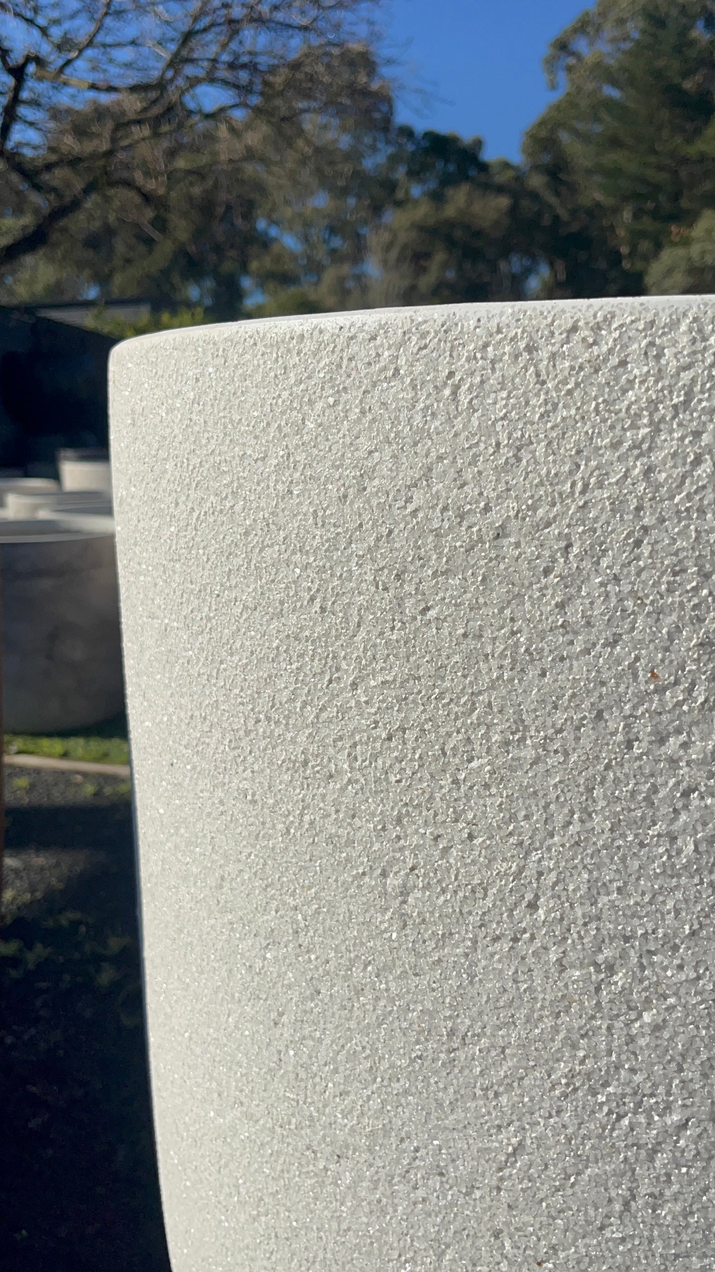 CHAMBERS U POT LARGE LAVA WHITE