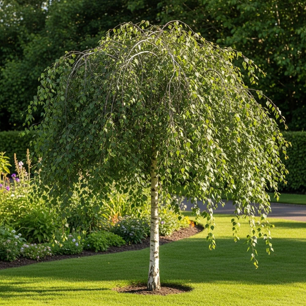 BETULA PENDULA YOUNGII 2M WEEPING BIRCH 1.2M BR