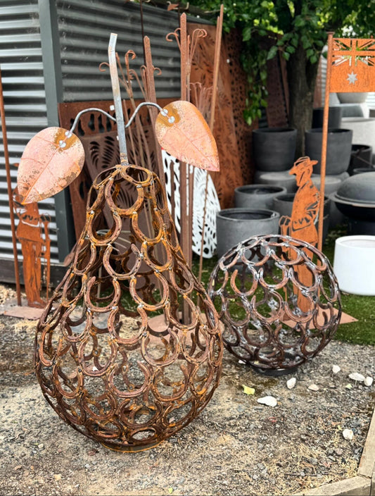 Horseshoe Pear Garden Art - Small