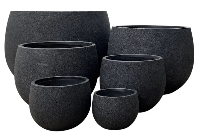 MEGA BELLY POT BLACK STONE EXTRA LARGE