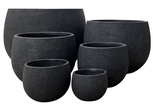 MEGA BELLY POT BLACK STONE EXTRA LARGE