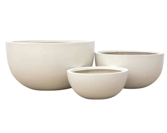 CHAMBERS BOWL LARGE PLAIN WHITE