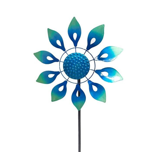 DAHLIA BLUE WAVE WIND SPINNER