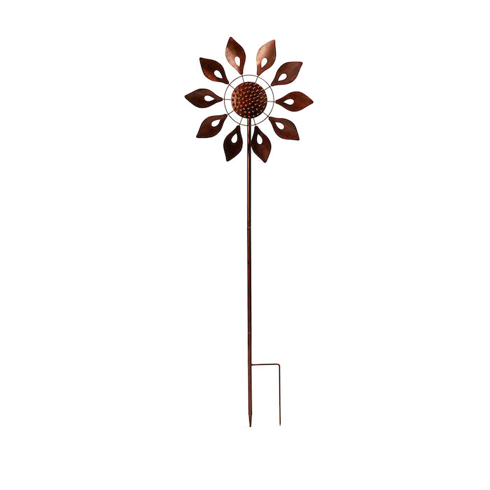 Dahlia Wind Spinner Bronze