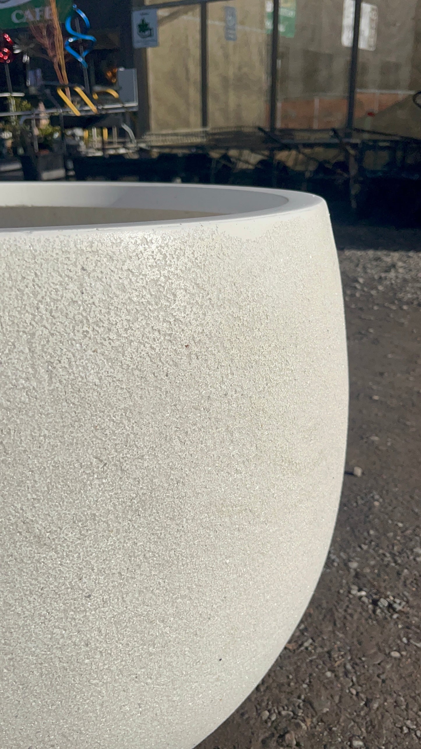 MEGA BELLY POT LAVA WHITE EXTRA SMALL