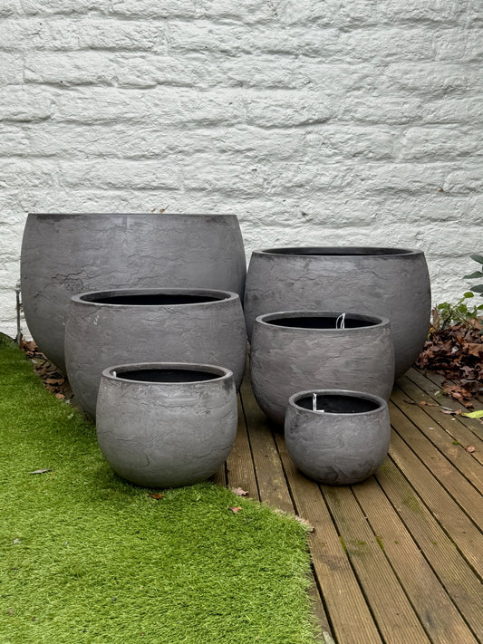 MEGA BELLY POT GREY PIETRA EXTRA EXTRA LARGE
