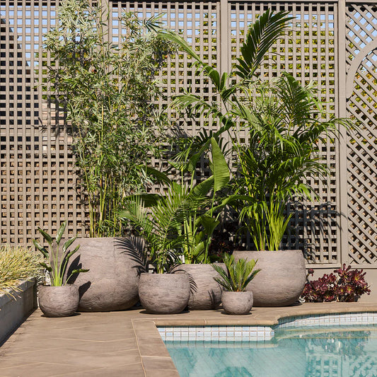 MEGA BELLY POT GREY PIETRA SMALL