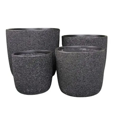 PRAGUE EGG DARK GREY PEBBLE EXTRA LARGE